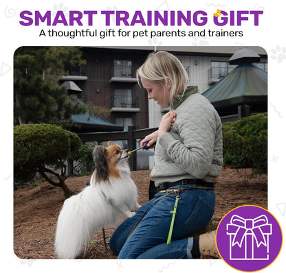 Terry Ryan Clik Stik by Karen Pryor – All-in-One Retractable Target Stick & Dog Clicker for Effective Pet Training, Telescopes 6-23 Inch, Includes Expert Training Guide, Durable & Easy to Use