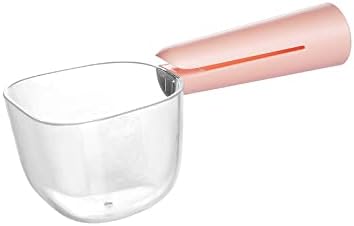 Pet Cat Dog Food Scoop, Dog Cup Capacity Cat Food Scooper With Sealing Clip, Puppy and Cat Coffee Bean, Flour Scoop Grey