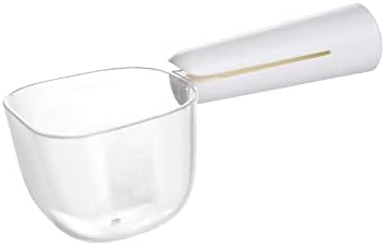 Pet Cat Dog Food Scoop, Dog Cup Capacity Cat Food Scooper With Sealing Clip, Puppy and Cat Coffee Bean, Flour Scoop Grey