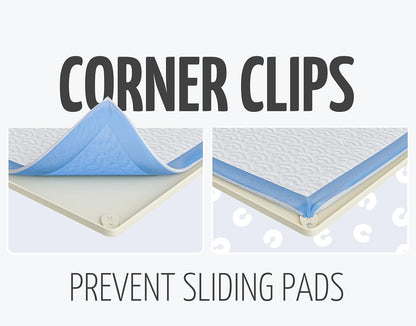 Dog Pee Pad Holder Tray Fits for 28” x 30” Pee Pads - 1 Pack - Grey