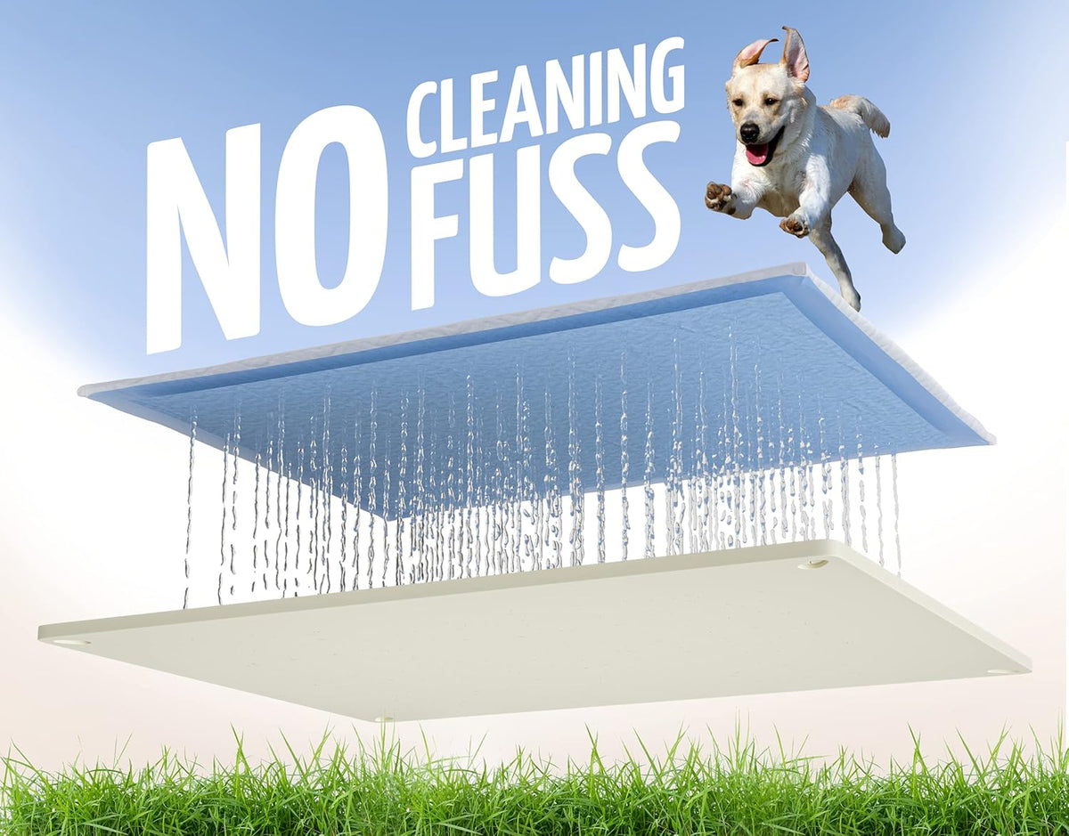 Dog Pee Pad Holder Tray Fits for 28” x 30” Pee Pads - 1 Pack - Grey