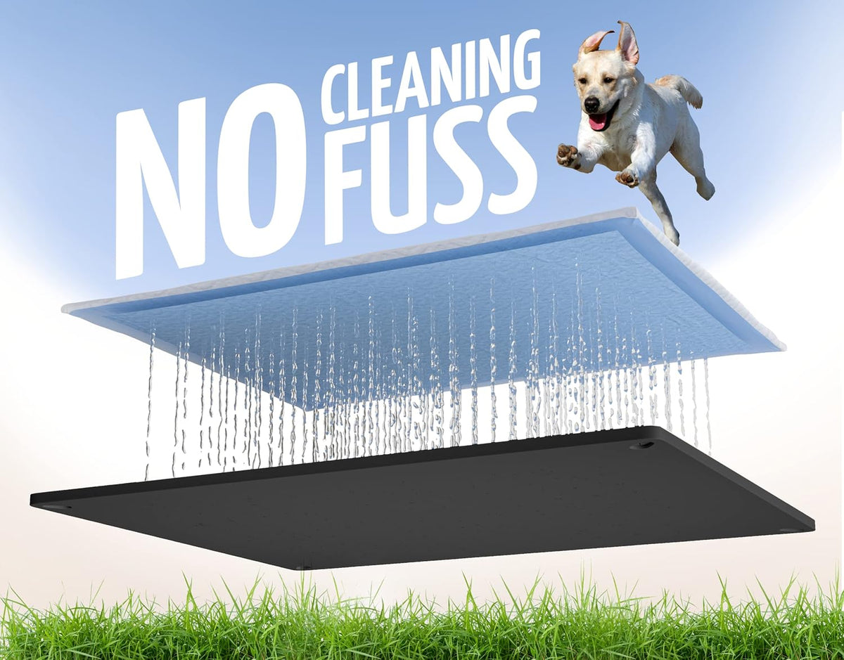 Dog Pee Pad Holder Tray Fits for 28” x 30” Pee Pads - 1 Pack - Grey