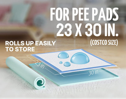 Dog Pee Pad Holder Tray Fits for 28” x 30” Pee Pads - 1 Pack - Grey