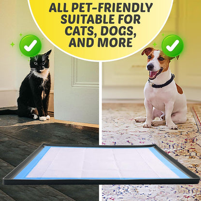 Dog Pee Pad Holder Tray Fits for 28” x 30” Pee Pads - 1 Pack - Grey