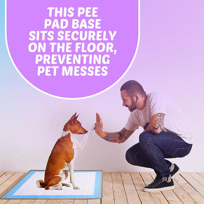 Dog Pee Pad Holder Tray Fits for 28” x 30” Pee Pads - 1 Pack - Grey