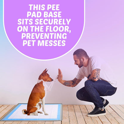 Dog Pee Pad Holder Tray Fits for 28” x 30” Pee Pads - 1 Pack - Grey