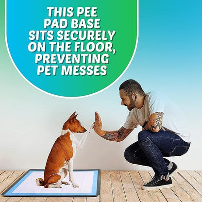 Dog Pee Pad Holder Tray Fits for 28” x 30” Pee Pads - 1 Pack - Grey
