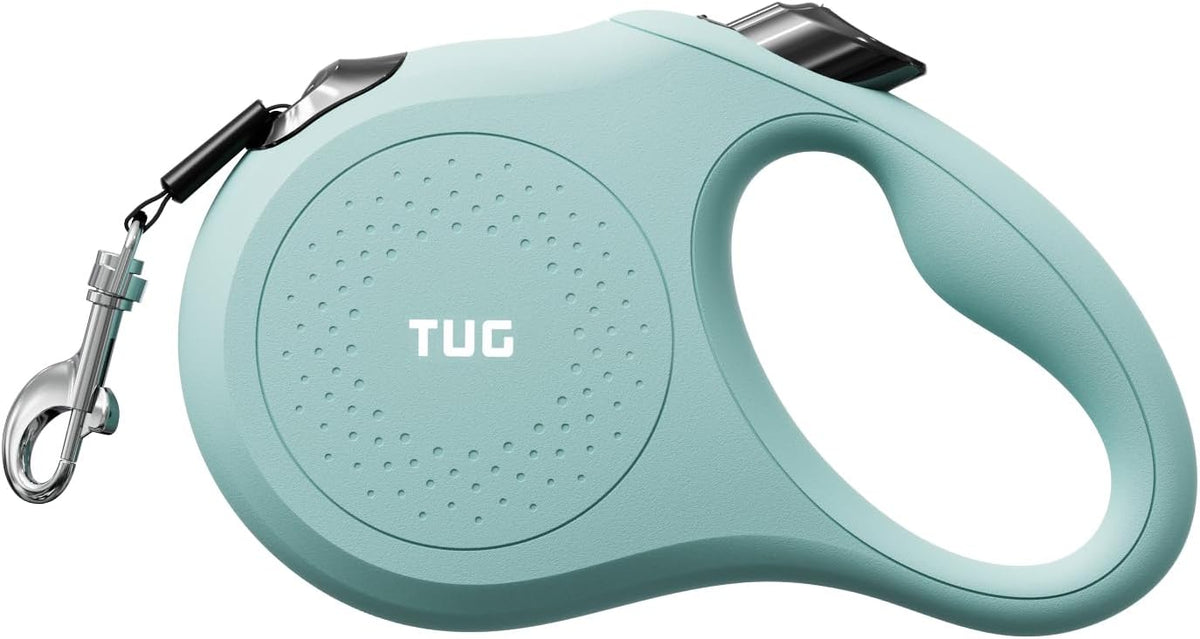 Quest Retractable Dog Leash | 360° Tangle-Free | 16 ft Tape (S, Cream)