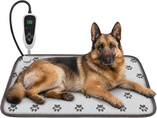 GOLOPET Large Dog Heating Pad 34x21in with Normally Open Function