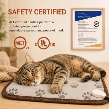 GOLOPET Large Dog Heating Pad 34x21in with Normally Open Function