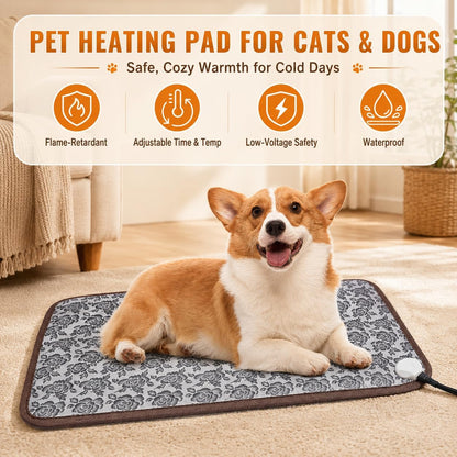 GOLOPET Large Dog Heating Pad 34x21in with Normally Open Function