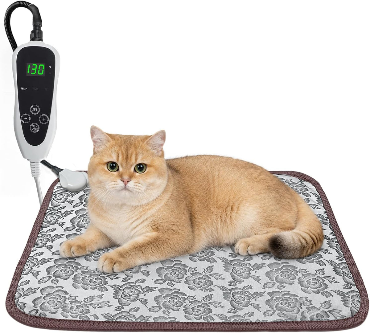 GOLOPET Large Dog Heating Pad 34x21in with Normally Open Function