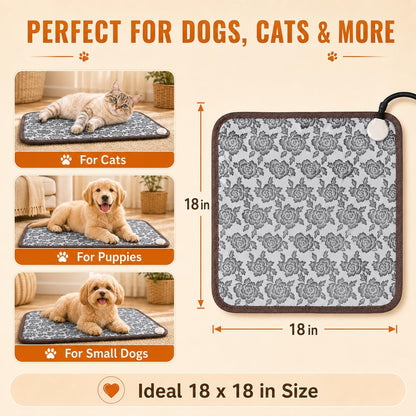 GOLOPET Large Dog Heating Pad 34x21in with Normally Open Function