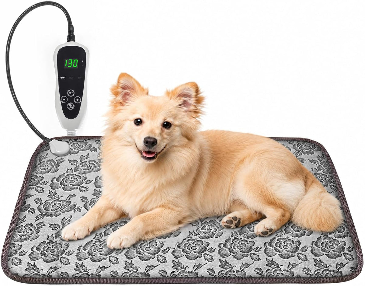 GOLOPET Large Dog Heating Pad 34x21in with Normally Open Function