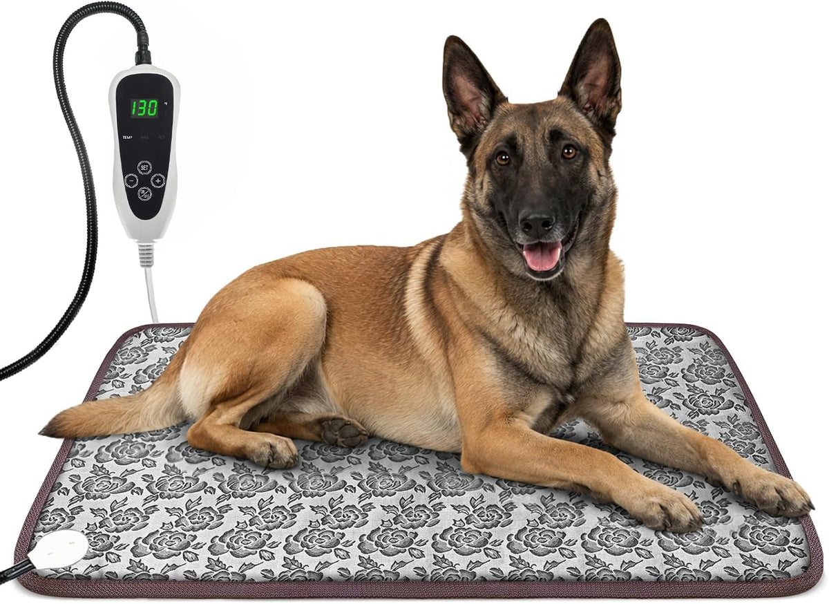 GOLOPET Large Dog Heating Pad 34x21in with Normally Open Function