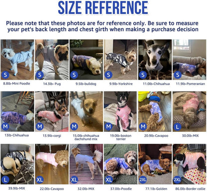 Recovery Suit for Dogs, Spay Neuter Surgery Suit Onesie Female Male