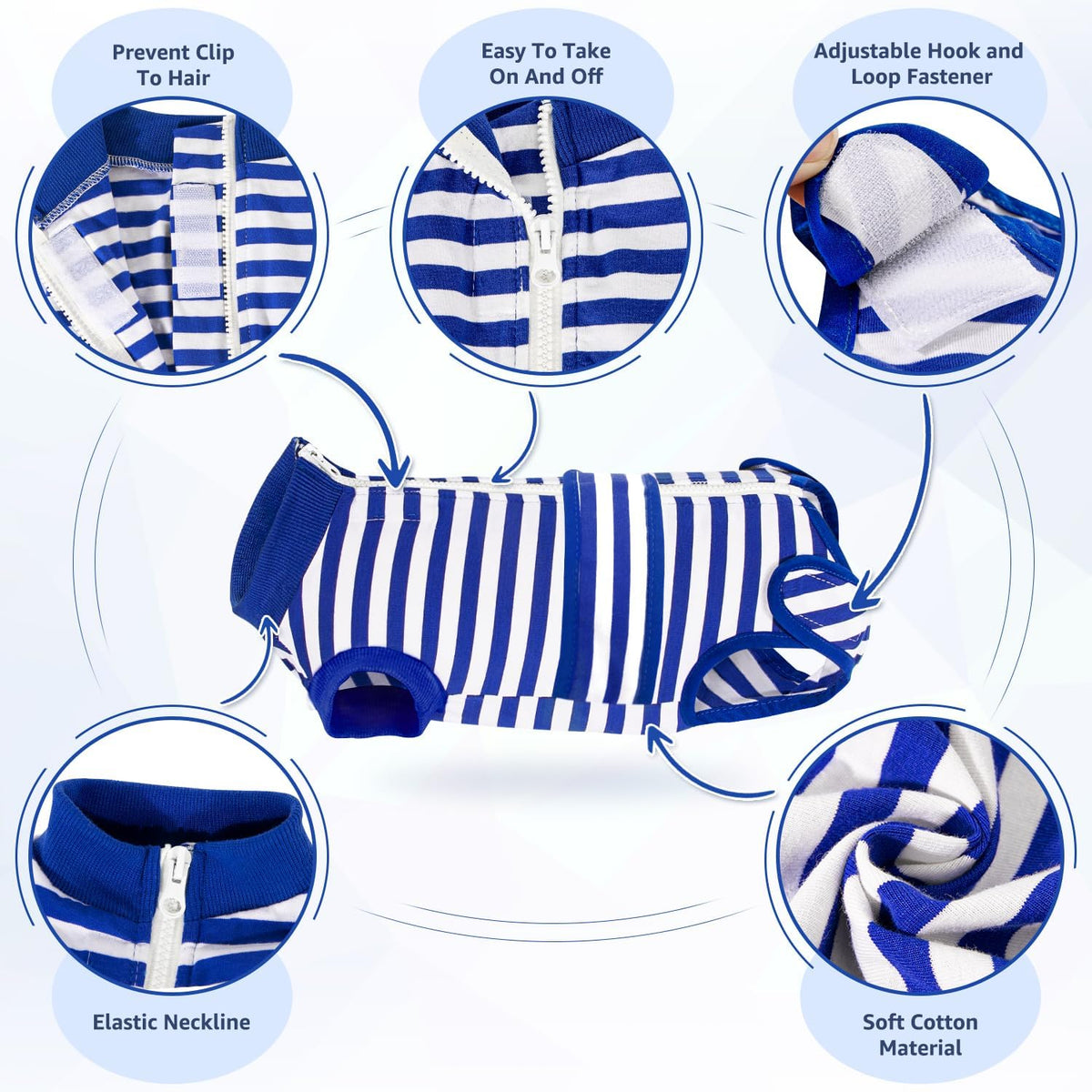 Recovery Suit for Dogs, Spay Neuter Surgery Suit Onesie Female Male