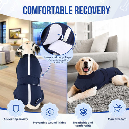 Recovery Suit for Dogs, Spay Neuter Surgery Suit Onesie Female Male