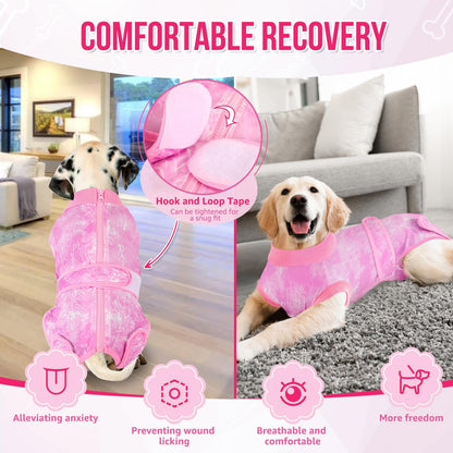 Recovery Suit for Dogs, Spay Neuter Surgery Suit Onesie Female Male
