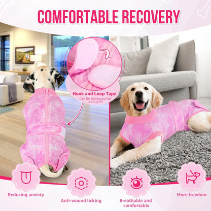 Recovery Suit for Dogs, Spay Neuter Surgery Suit Onesie Female Male
