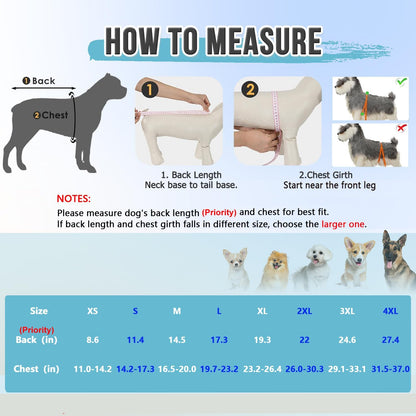 Recovery Suit for Dogs, Spay Neuter Surgery Suit Onesie Female Male