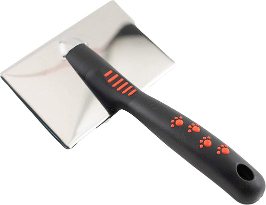 Paw Brothers Soft Pin Curved Slicker Brush for Dogs, Coated Tips, Maximum Coverage, Gentle on Skin, Large