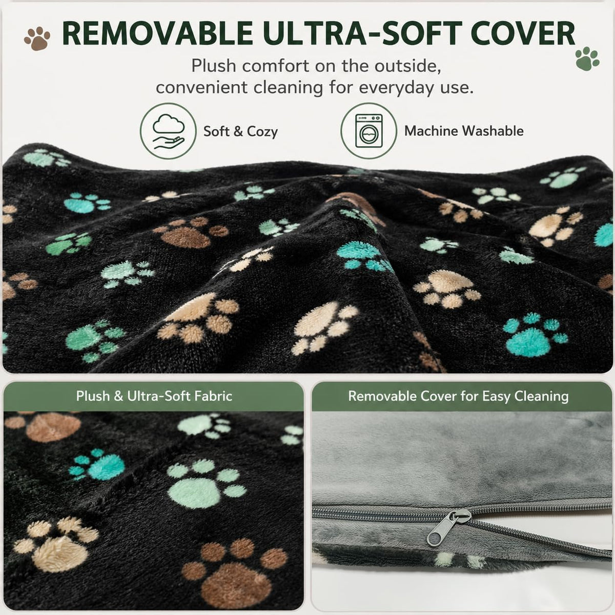 GOLOPET Large Dog Heating Pad 36x24 in with Normally Open Function