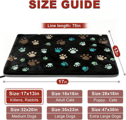 GOLOPET Large Dog Heating Pad 36x24 in with Normally Open Function
