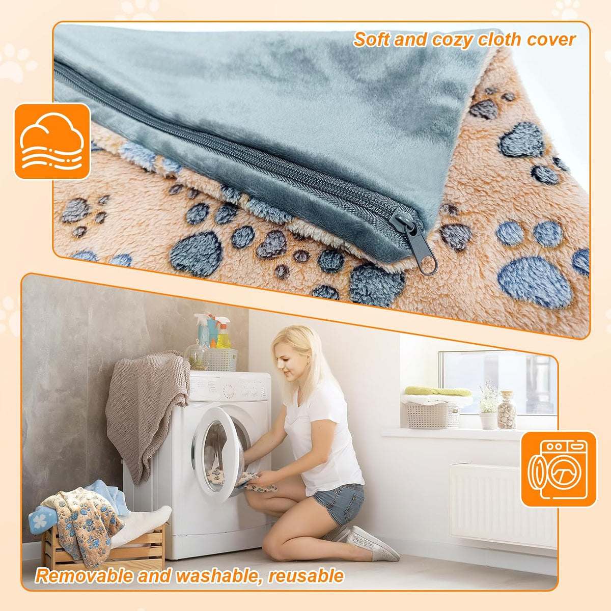 GOLOPET Large Dog Heating Pad 36x24 in with Normally Open Function