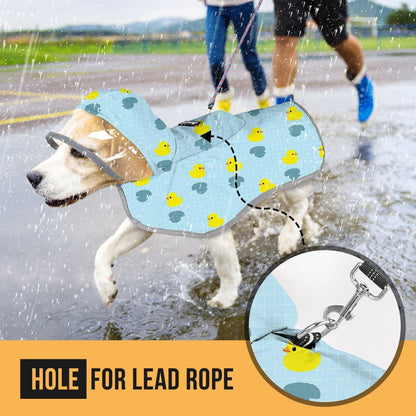 Dog Raincoat, Waterproof Dog Rain Jacket with Clear Hooded, DK XL