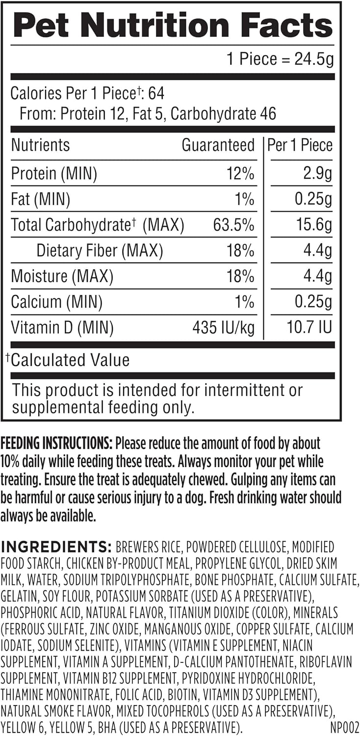 Milk-Bone Brushing Chews Large Daily Dental Dog Treats, 33.7 oz Bag
