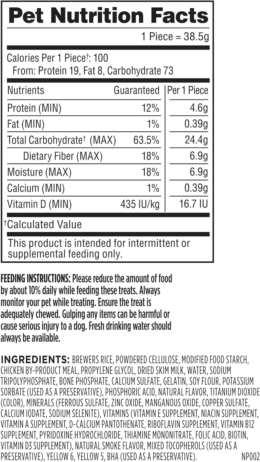 Milk-Bone Brushing Chews Large Daily Dental Dog Treats, 33.7 oz Bag