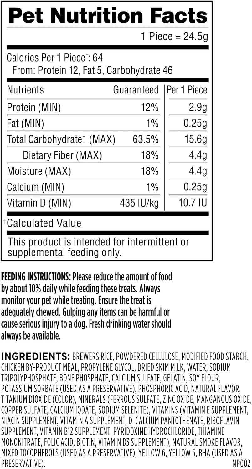 Milk-Bone Brushing Chews Large Daily Dental Dog Treats, 33.7 oz Bag