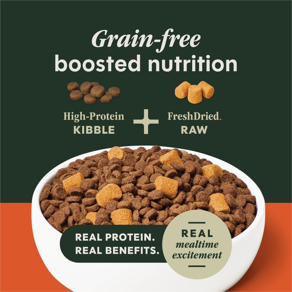 RawBoost Gut Health, Dry Dog Food + Freeze Dried, Chicken, 3.5 lb.