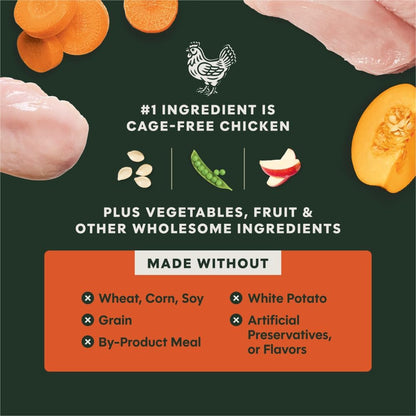RawBoost Gut Health, Dry Dog Food + Freeze Dried, Chicken, 3.5 lb.