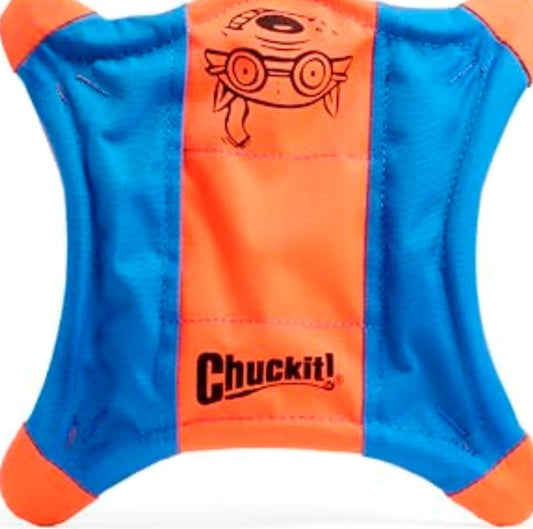 ! Flying Squirrel Canvas Fetch Dog Toy, Medium, 9.5in, for Water