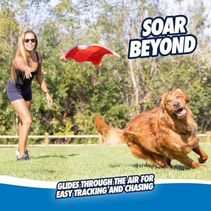 ! Flying Squirrel Canvas Fetch Dog Toy, Medium, 9.5in, for Water