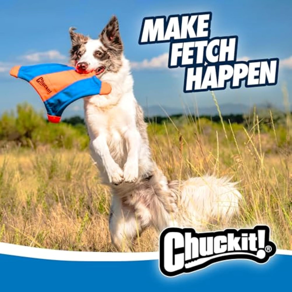 ! Flying Squirrel Canvas Fetch Dog Toy, Medium, 9.5in, for Water
