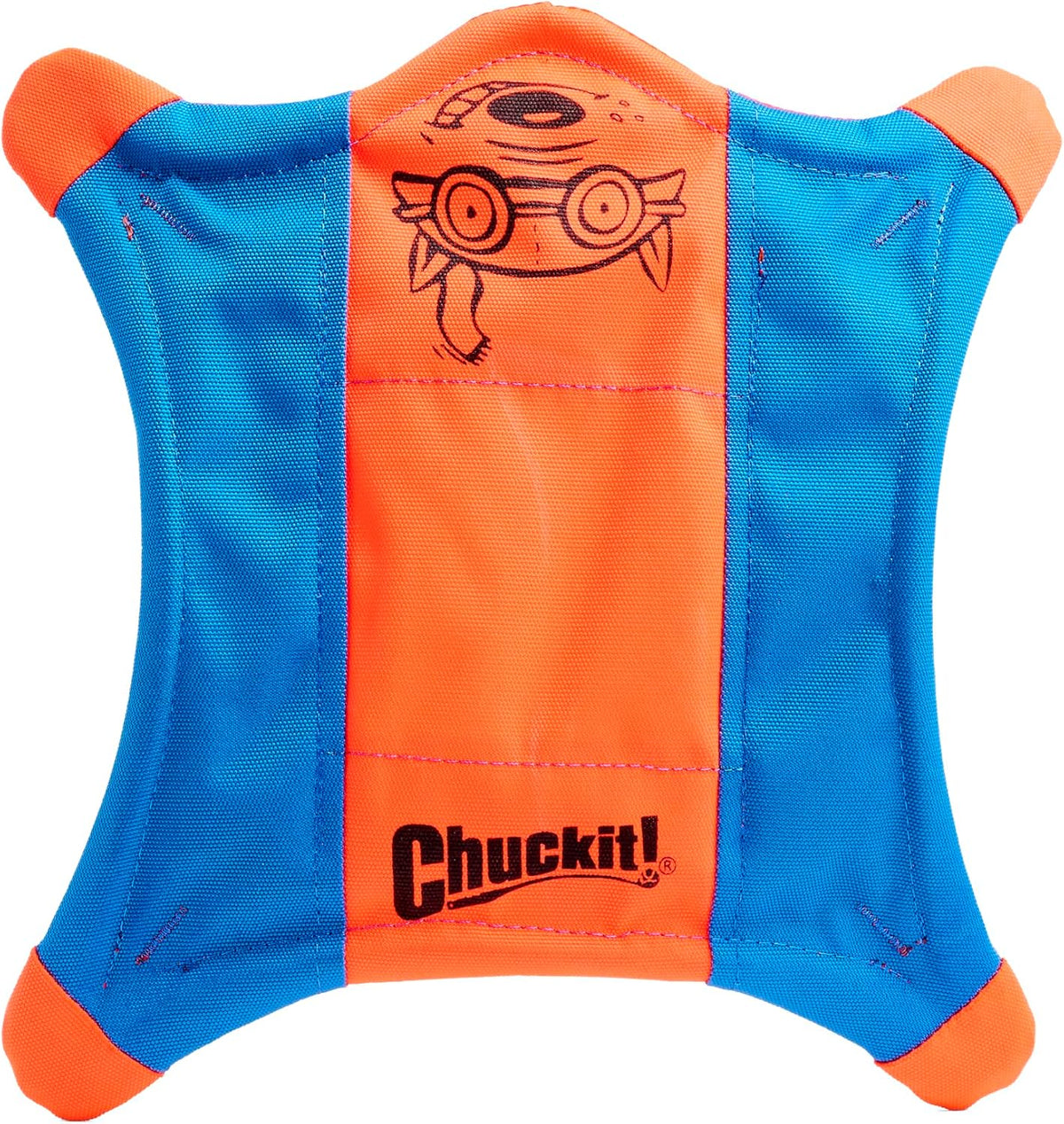 ! Flying Squirrel Canvas Fetch Dog Toy, Medium, 9.5in, for Water