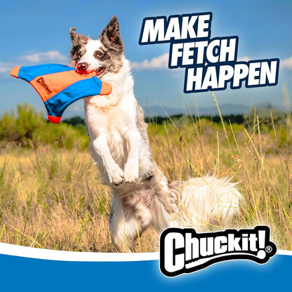 ! Flying Squirrel Canvas Fetch Dog Toy, Medium, 9.5in, for Water