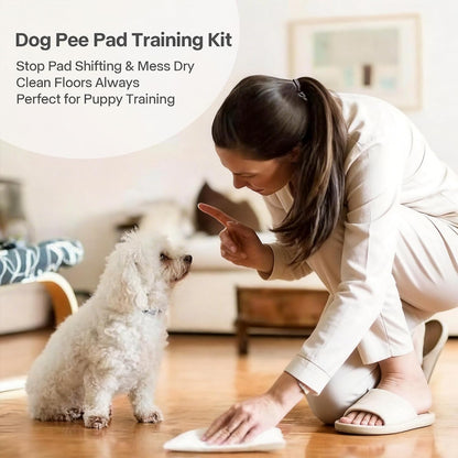 Dog Pee Pad Holder for Puppy, Puppy Pad Holder Tray, Pet Training Pee Pad, Indoor Potty Tray for Senior Dogs, Dog Toilet for Newborn Puppies, 23.5" x 23.5"