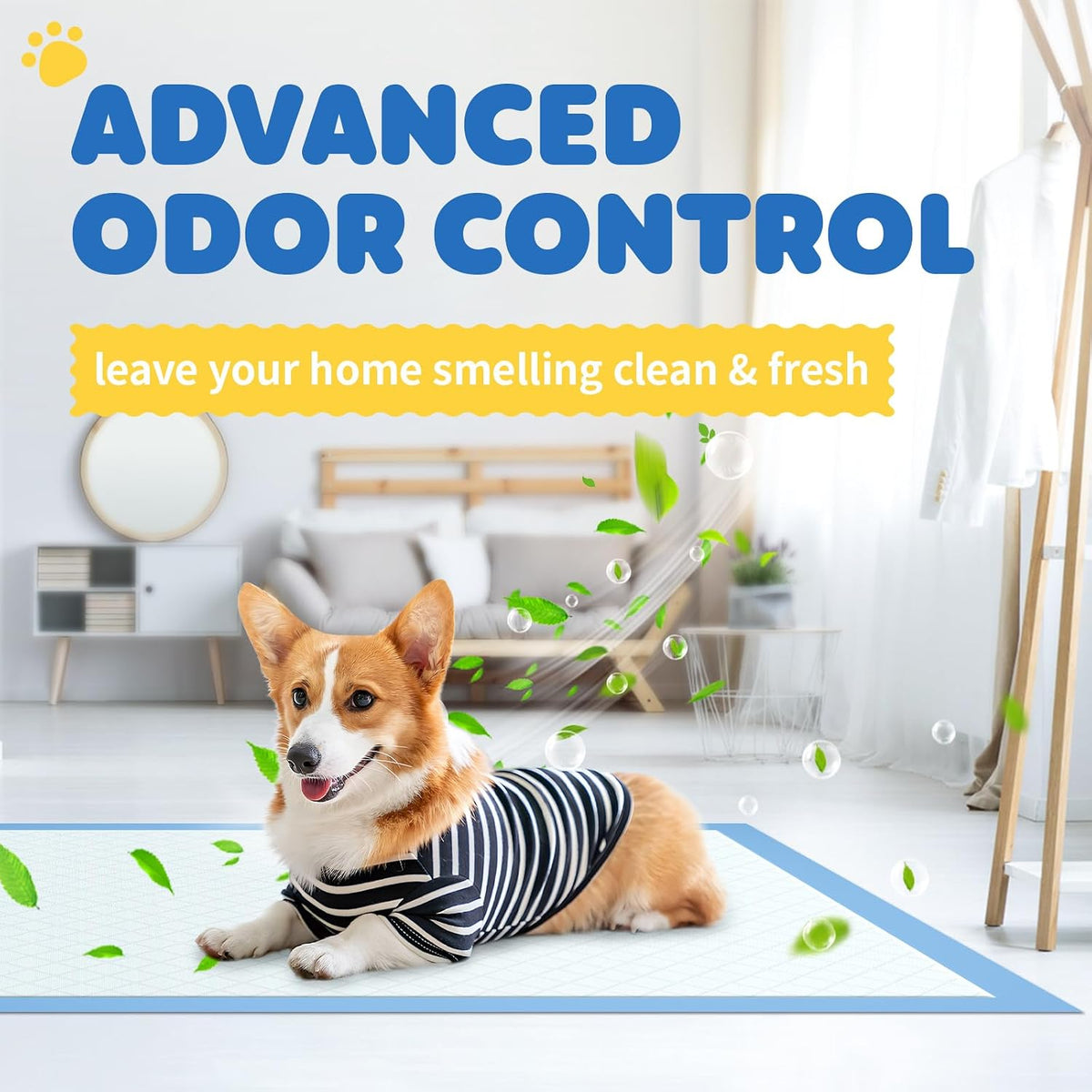 Puppy Pads for Dogs, 34 x 28 in, 6-Layer, Leak-Proof