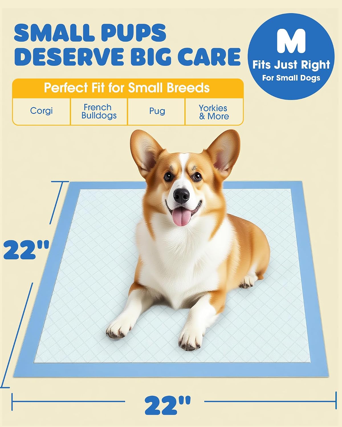 Puppy Pads for Dogs, 34 x 28 in, 6-Layer, Leak-Proof