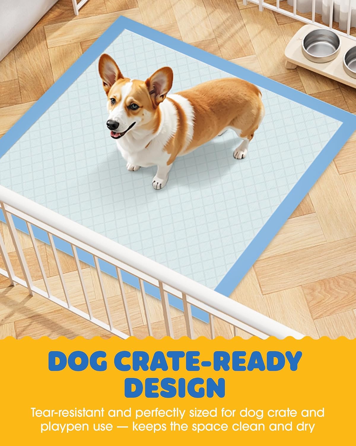 Puppy Pads for Dogs, 34 x 28 in, 6-Layer, Leak-Proof