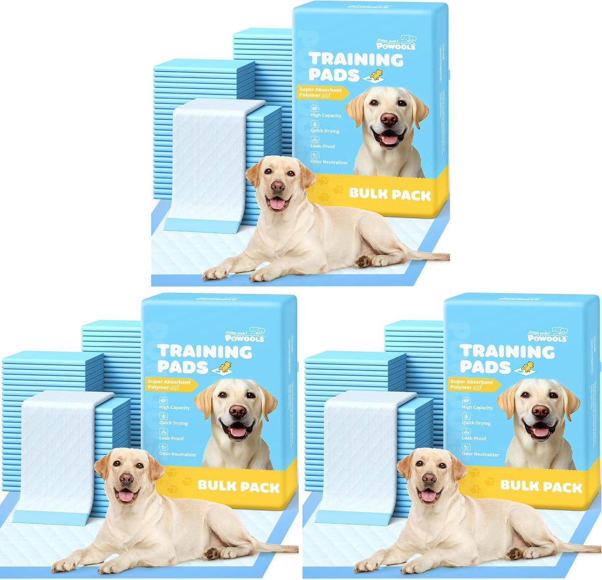 Puppy Pads for Dogs, 34 x 28 in, 6-Layer, Leak-Proof