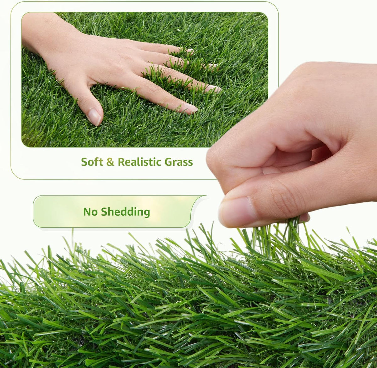 Dog Grass Pad with Tray - 16x20in for Apartment Balcony Use