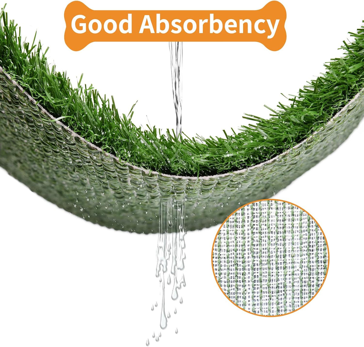 Dog Grass Pad with Tray - 16x20in for Apartment Balcony Use