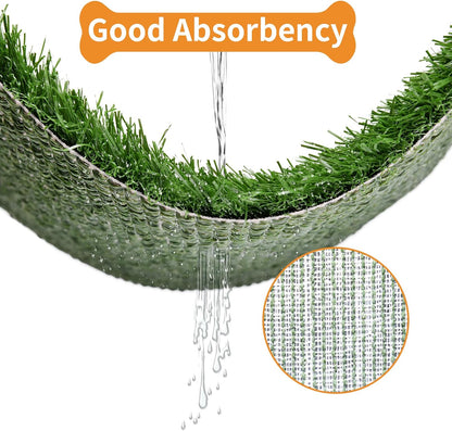 Dog Grass Pad with Tray - 16x20in for Apartment Balcony Use