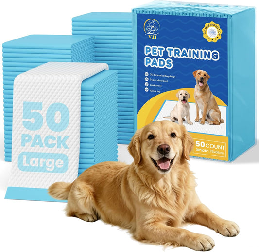Extra Large Puppy Pads | 30x26 Inch XL Potty Pads for Dogs | Super Absorbent Disposable Dog Pads Heavy Duty | Piddle Pads for Pet Training