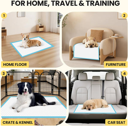 Extra Large Puppy Pads | 30x26 Inch XL Potty Pads for Dogs | Super Absorbent Disposable Dog Pads Heavy Duty | Piddle Pads for Pet Training